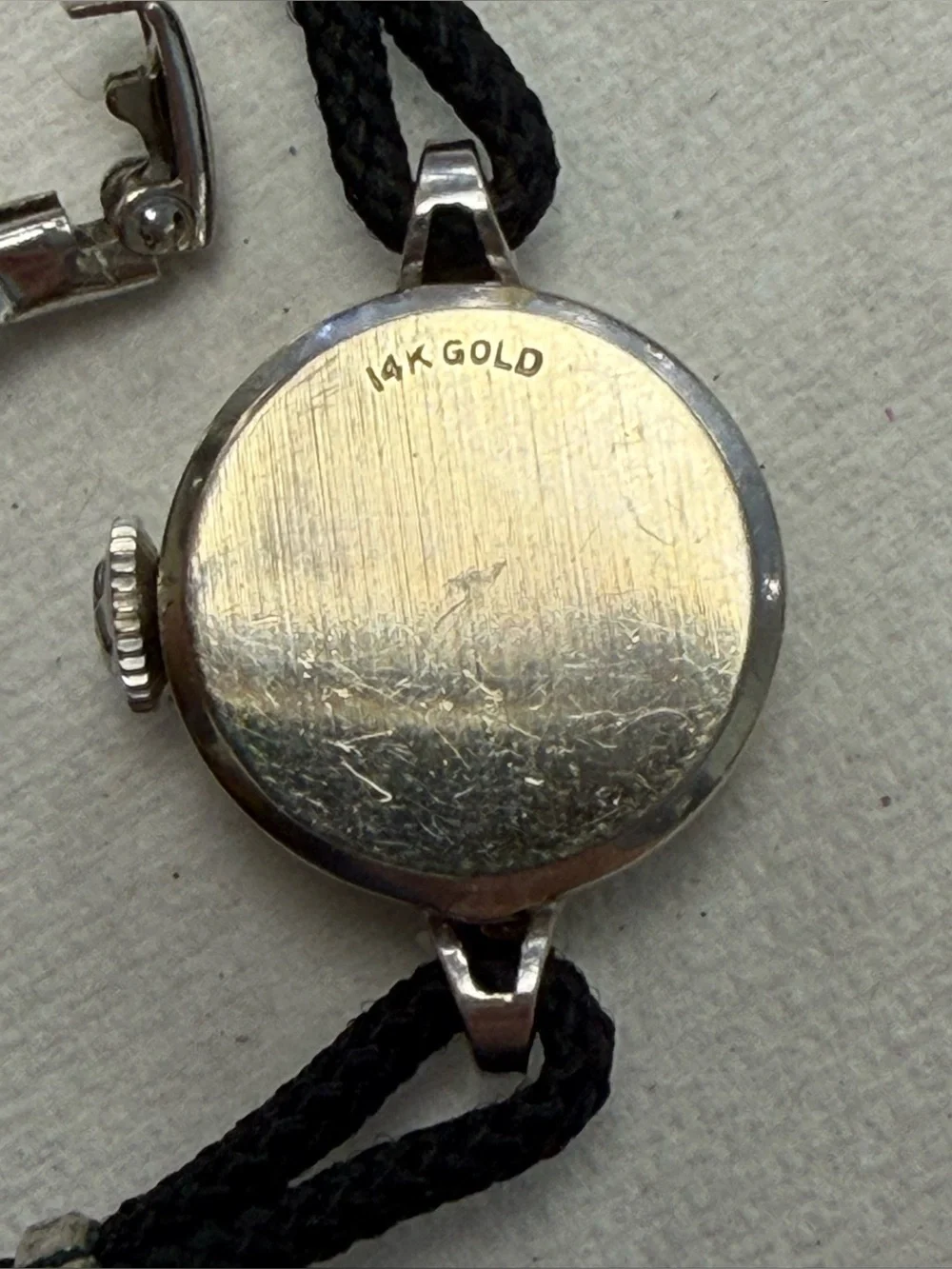 Vintage Girard Perregaux 14k White Gold Watch